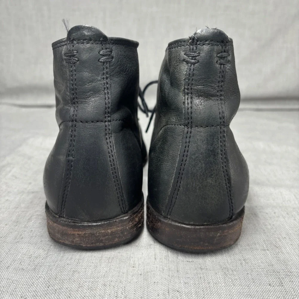 FRYE Phillip Chukka Boots Black Leather Lace Up‎ Business Shoes Men's Size 11